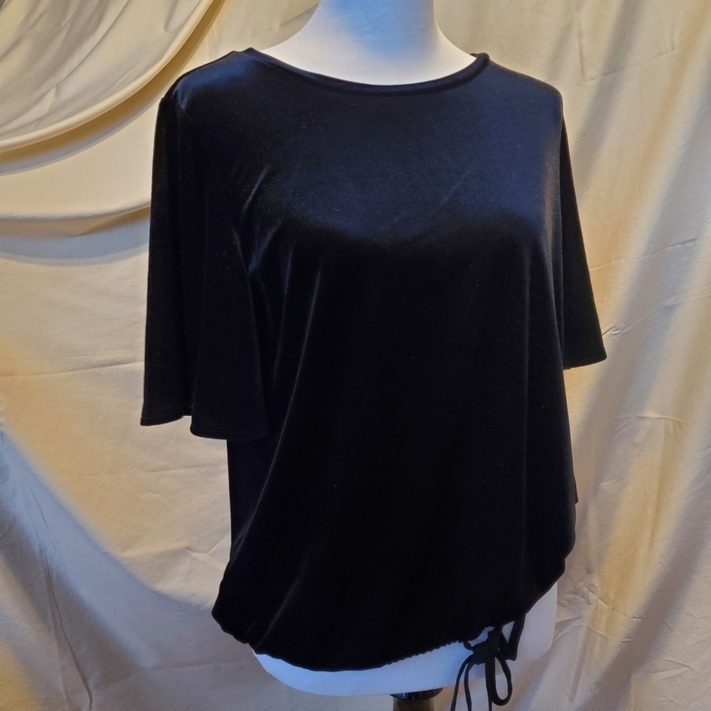 Loft Velvet Top Tied Bottom Cinch SZ M